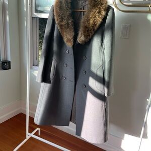 Modella Gray and Brown Pea Coats Collection